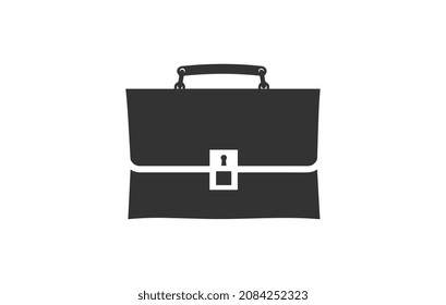 Briefcase icon. Diplomat handbag symbol. Business case sign.