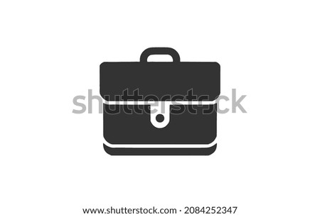 Briefcase icon. Diplomat handbag symbol. Business case sign.