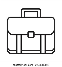 Briefcase icon. Editable vector - Eps 10