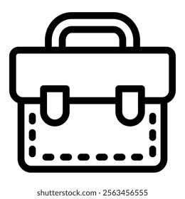 Briefcase Icon Element For Design