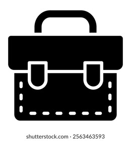 Briefcase Icon Element For Design