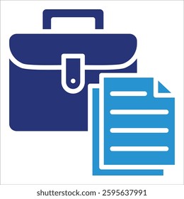 Briefcase Icon Element For Design