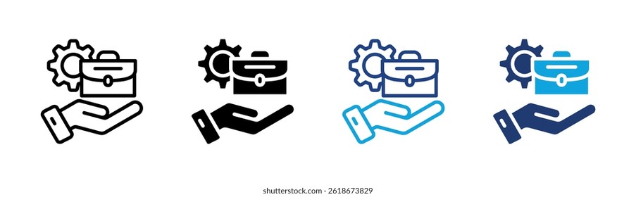 Briefcase Icon Element For Design