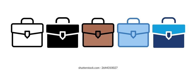 Briefcase Icon Element For Design