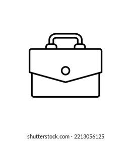 Icono de maletín, eps 10 vector
