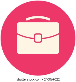 Briefcase icon (flat design)