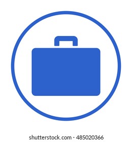 Briefcase  icon.  Flat design.