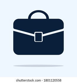 Briefcase icon. Flat design style. vector illustration