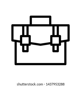 Briefcase icon. flat illustration of Briefcase vector icon for web. Perfect use for website, pattern, app, etc.