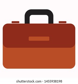 briefcase icon. flat illustration of briefcase vector icon for web