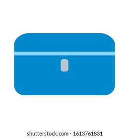 briefcase icon. flat illustration of briefcase - vector icon. briefcase sign symbol