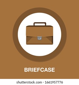 Briefcase icon. flat illustration of Briefcase vector icon for web
