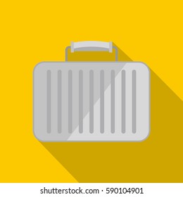 Briefcase icon. Flat illustration of briefcase vector icon for web