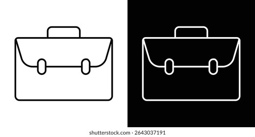 Briefcase icon Flat style logo vector. perfect for UI designs
