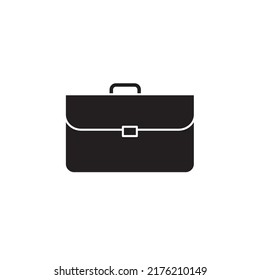 briefcase icon glyph style design. briefcase icon vector illustration. isolated on white background.