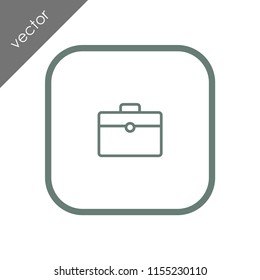 briefcase icon - illustration