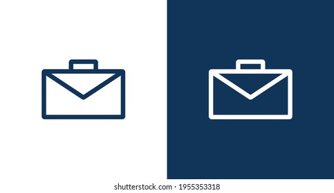 Briefcase icon illustration isolated vector sign symbol