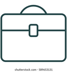 Briefcase Icon Illustration Isolated Vector Sign Symbol
