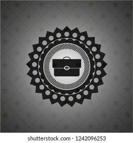 briefcase icon inside black badge