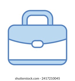 Briefcase icon isolate white background vector stock illustration