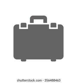 Briefcase   icon,  isolated. Flat  design.