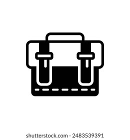 briefcase icon, isolated glyph icon theme workspace