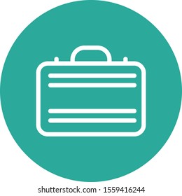  briefcase icon isolated on background
