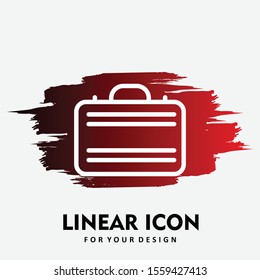  briefcase icon isolated on background
