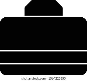 Briefcase icon isolated on background
 