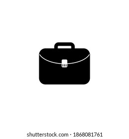 Briefcase icon isolated on white background. Vector illustration