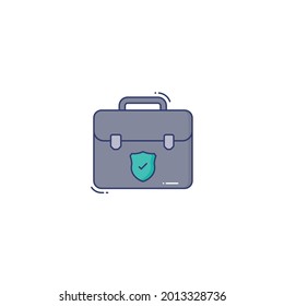 briefcase Icon Isolated On White Background
