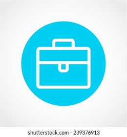 Briefcase Icon Isolated on White Background