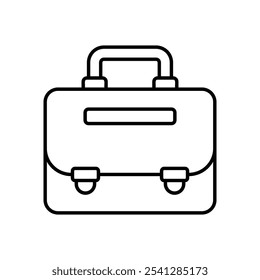 Ícone de porta-arquivos isolado em um fundo branco. Ilustração vetorial.