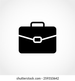 Briefcase Icon Isolated on White Background