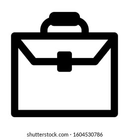 briefcase icon isolated sign symbol vector illustration - Collection of high quality black style vector icons
