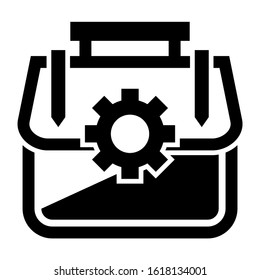 briefcase icon isolated sign symbol vector illustration - high quality black style vector icons
