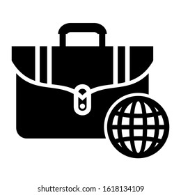 briefcase icon isolated sign symbol vector illustration - high quality black style vector icons
