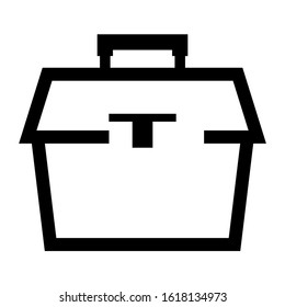 briefcase icon isolated sign symbol vector illustration - high quality black style vector icons
