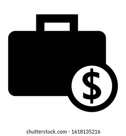briefcase icon isolated sign symbol vector illustration - high quality black style vector icons
