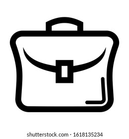 briefcase icon isolated sign symbol vector illustration - high quality black style vector icons
