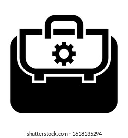briefcase icon isolated sign symbol vector illustration - high quality black style vector icons
