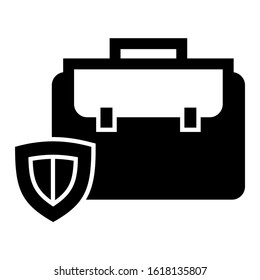briefcase icon isolated sign symbol vector illustration - high quality black style vector icons
