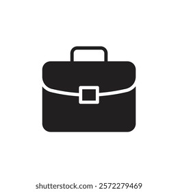 Briefcase icon Line Art Logo set