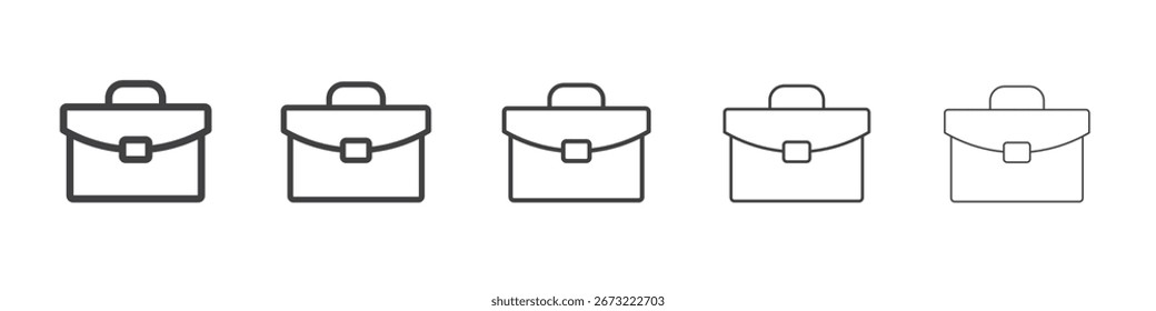 Ícone de porta-arquivos Símbolo de ilustração de gráficos de linha