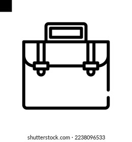 Briefkasten-Icon-Linie-Vektorgrafik
