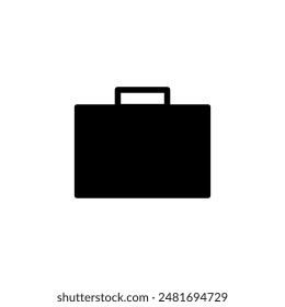 Briefcase icon logo design. suitcase sign and symbol. luggage symbol.