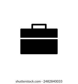 Diseño de logo de icono de maleta. signo y símbolo de maleta. símbolo de equipaje.