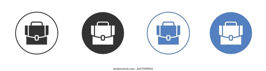 Briefcase icon logo graphic designs