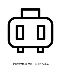 Briefcase icon or logo isolated sign symbol vector illustration - high quality black style vector icons
