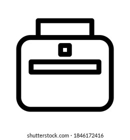 Briefcase icon or logo isolated sign symbol vector illustration - high quality black style vector icons
